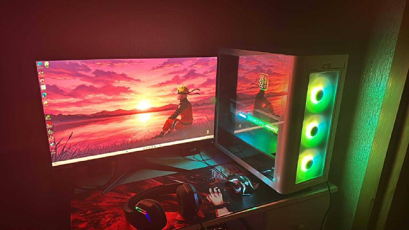 2k 180hrz 27inch monitor plus computer 2
