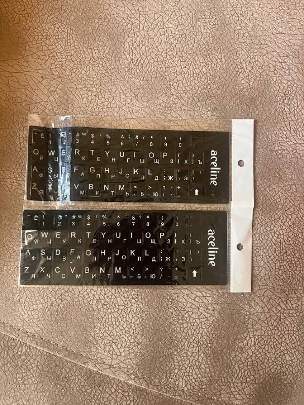 Наклейки на клавиатуру Aceline