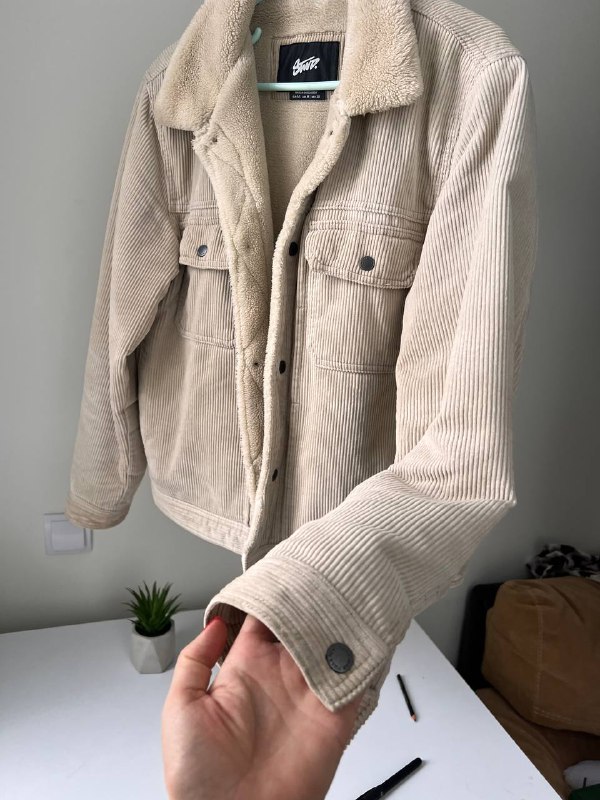 Стильная мужская дубленка Pull&Bear 5