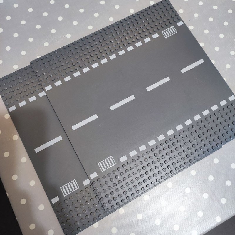 Пластины lego дорога перекресток поворот