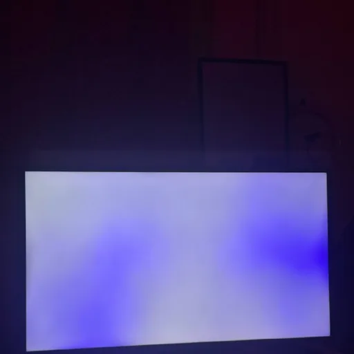 Samsung 43-inch TV with screen defect