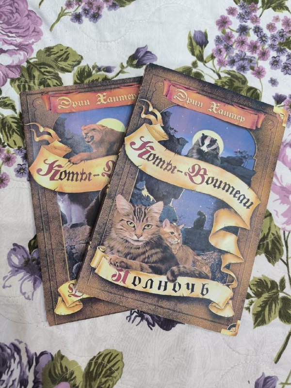 Детские книги Коты-воители 1 и 2 циклы 2