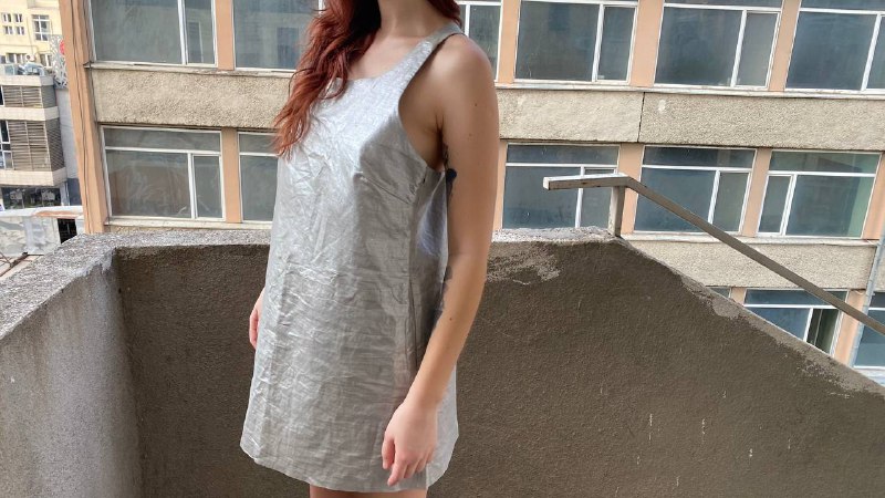 Silver dress size S/L