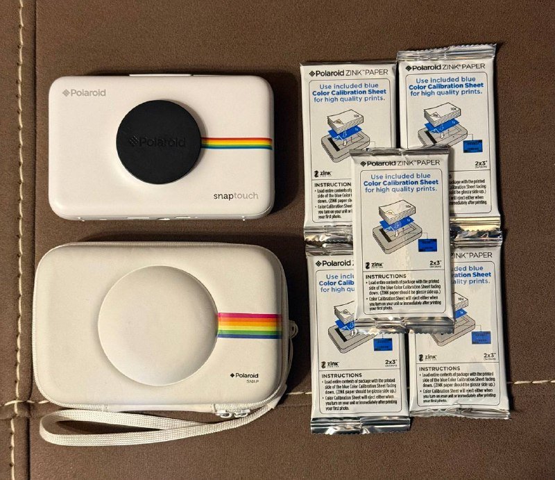Polaroid Snaptouch фотоаппарат с принтером и 50 фото