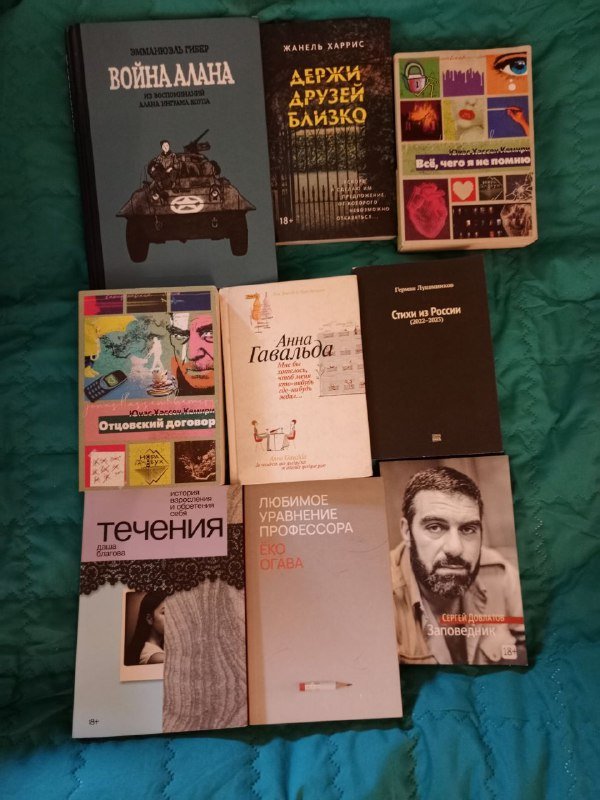 Книги разных жанров и учебники по немецкому