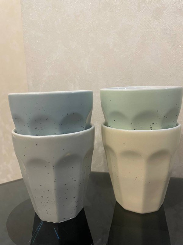 Керамические стаканы 4 шт.