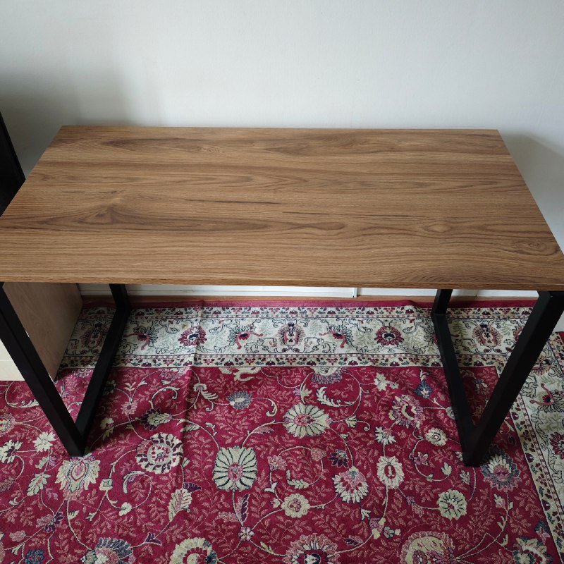 Стол деревянный с металлическими ножками 6