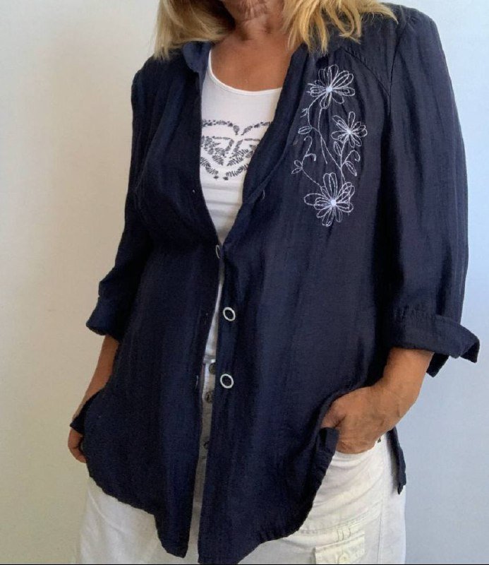 Жакет из натурального льна