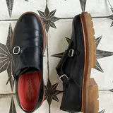 Кожаные монки Santoni 1