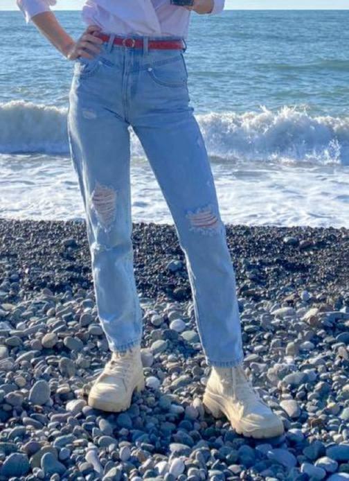 Джинсы Mom fit светлые New Yorker Amisu размер 32 XS 3