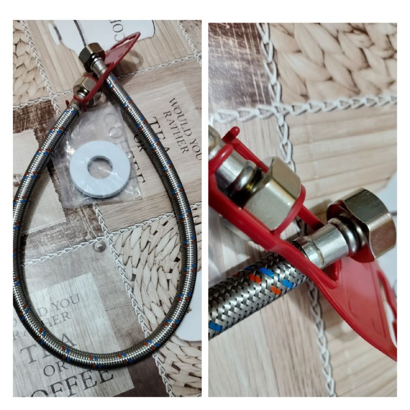 шланг, переходник, эксцентрики, гибкая подводка, чехол для оголовья наушников 3