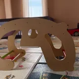 Монтессори арка для лазания, качалка 3