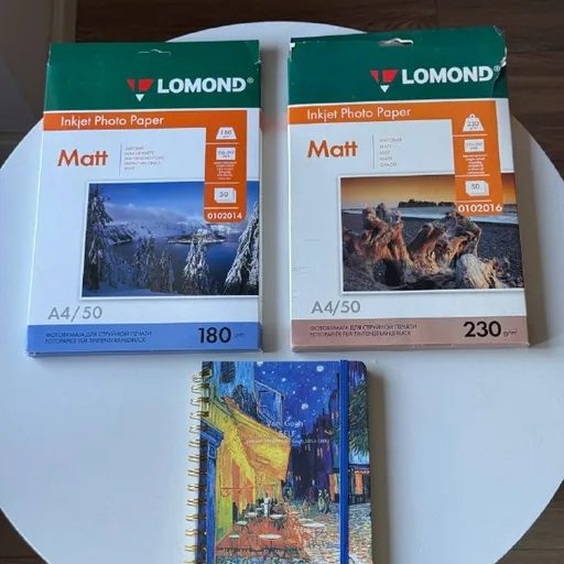 Фотобумага Lomond A4, блокнот