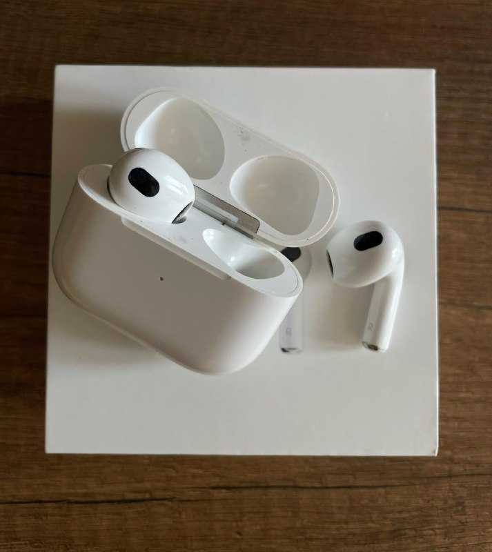 AirPods 3-го поколения, оригинал, с зарядным кейсом