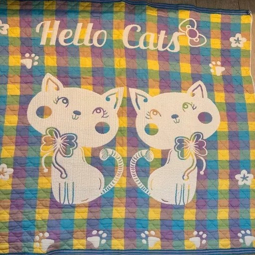 Детские пледы и одеяла Hello Cats, со звёздочками