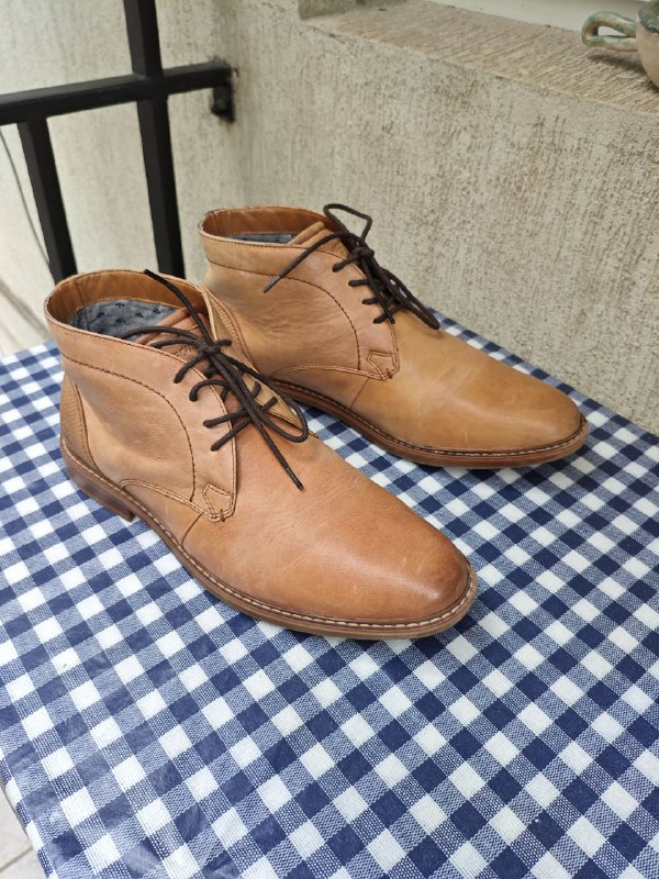 Мужские кожаные сапоги Skechers Bregman 66405/COG