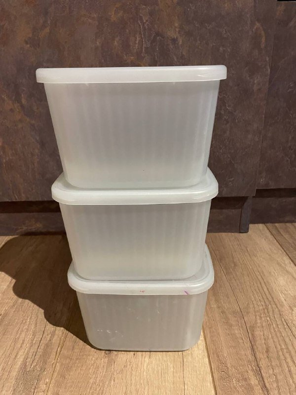 Коробки IKEA для хранения игрушек и канцелярии 3 шт