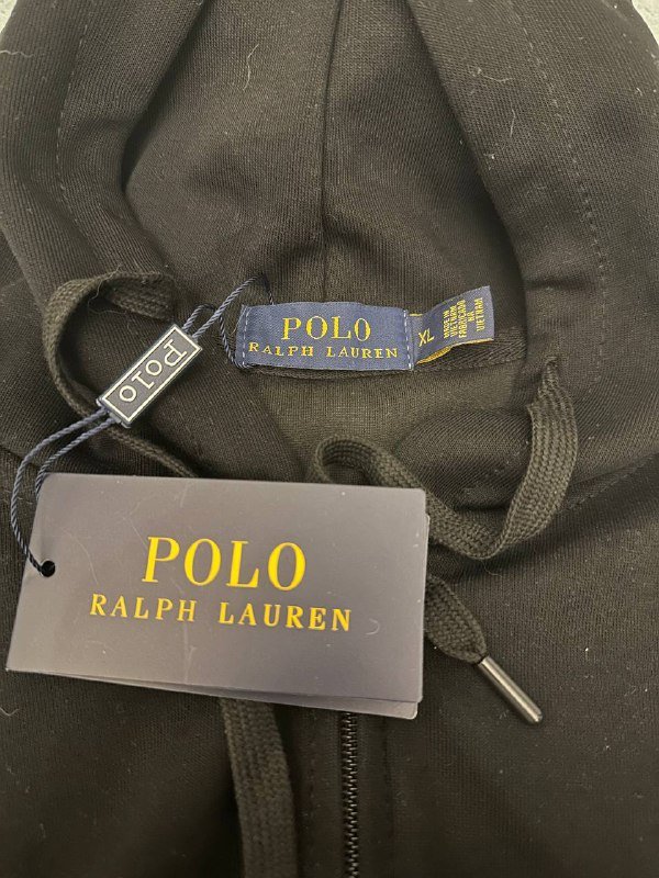 Polo zip hoodie XL, Sp5der hoodie S 8