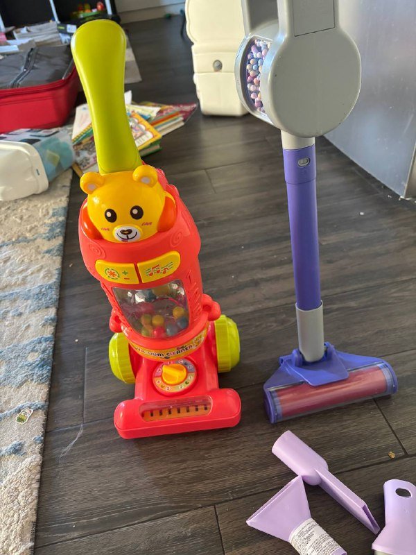 Детские пылесосы музыкальный оранжевый, пылесос с насадками фиолетовый