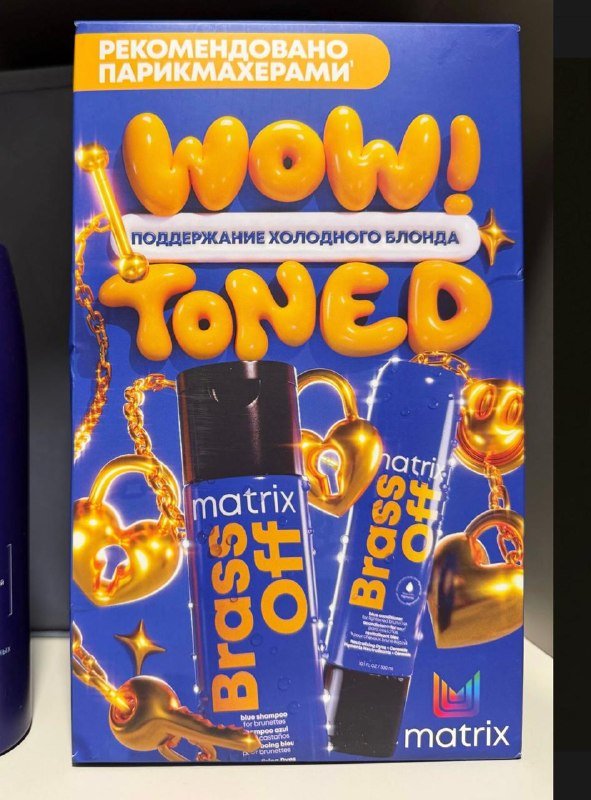Синий шампунь и кондиционер Matrix