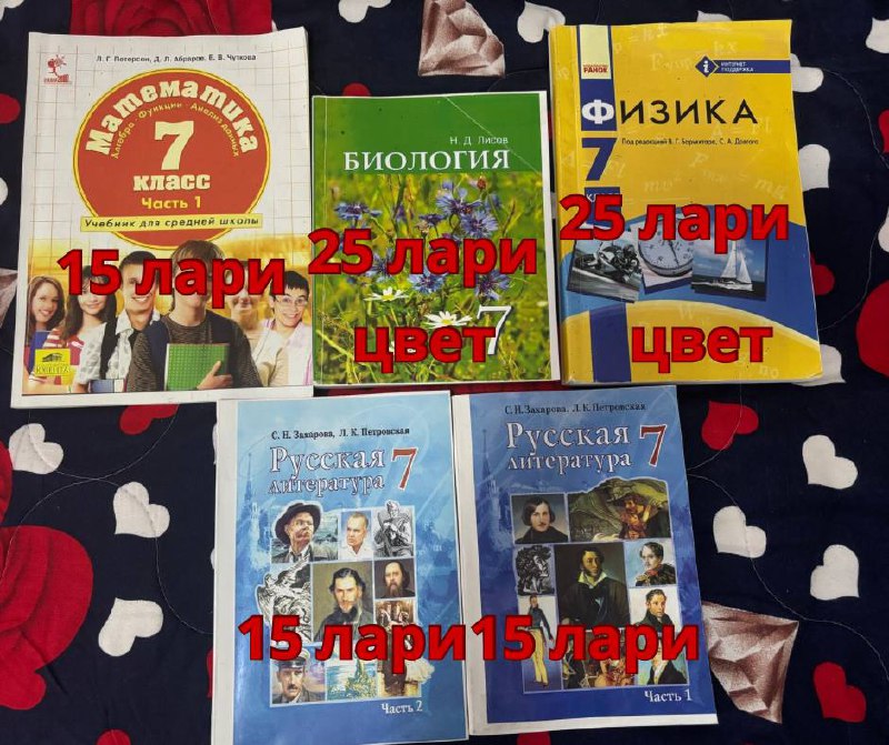 Комплект учебников 7 класс Stemlab 2