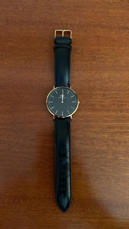Daniel Wellington часы Classic Sheffield Black Rose Gold 1