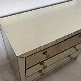 Зеркальный стеклянный комод KARE 1