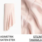Сатиновая юбка H&M 3