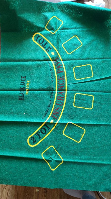 Покерный набор с сукном, фишками и колодами карт 3