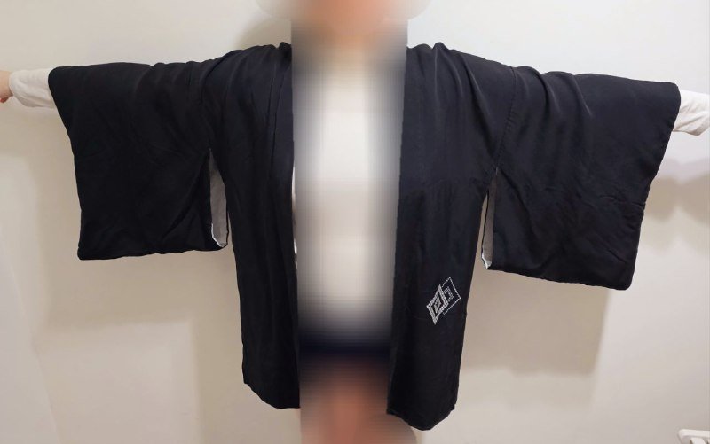 Винтажное мужское и женское хаори из натурального шелка