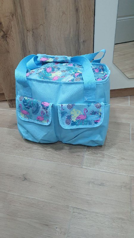 Сумочка бежевая, сумка-холодильник 3