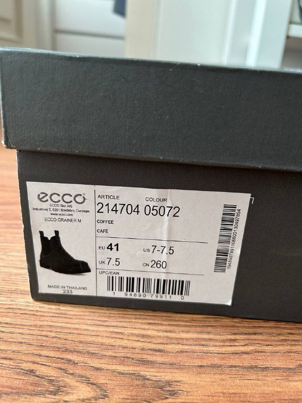 Мужские ботинки Ecco натуральная замша 5