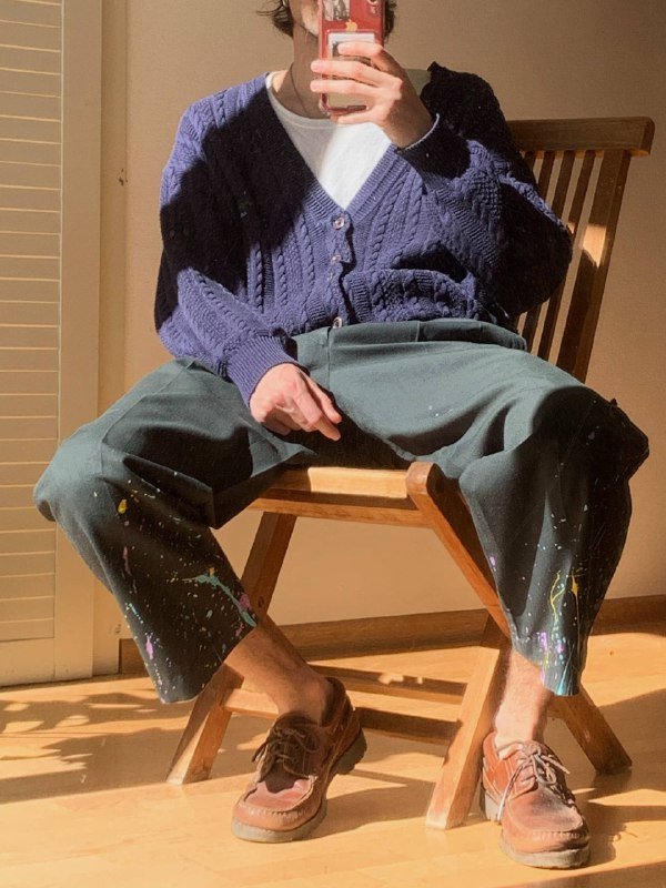 Кастомные штаны с защипами размер 32 М