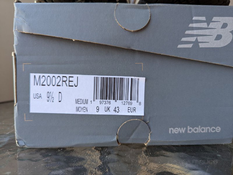 Кроссовки New Balance 2002, размер 43 EU 6