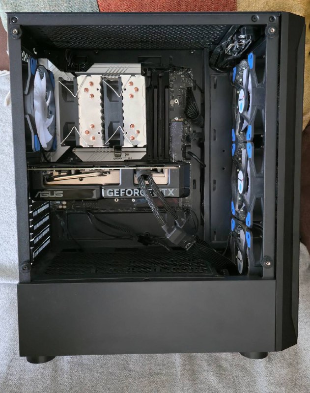 Компьютер с RTX 4070super, Intel i5, 32GB RAM, SSD 3