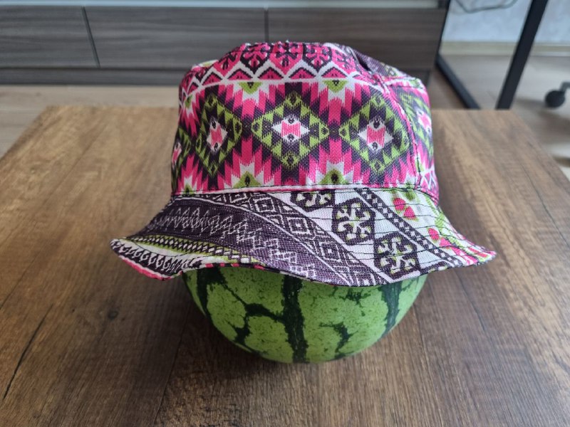 Женский кроп топ, летняя яркая панама 4