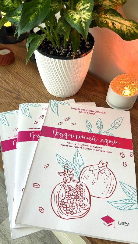 Грузинский язык книга, рабочая тетрадь, прописи