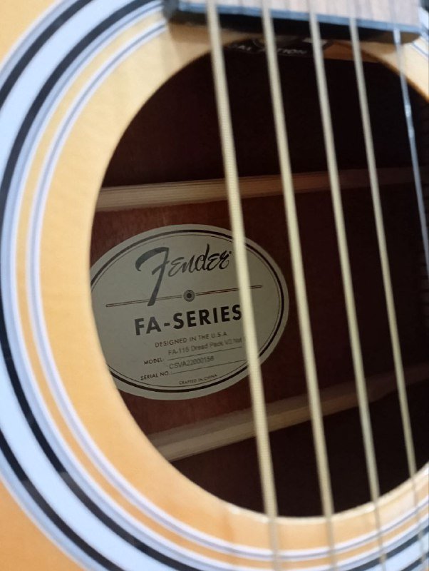 Гитара Fender FA-115, чехол, ремень 2