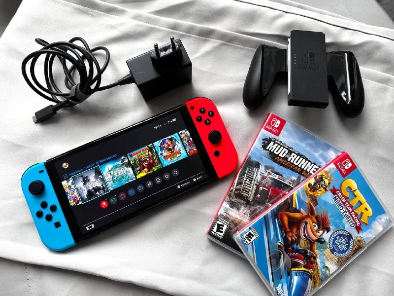 Nintendo Switch OLED, игры