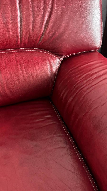 красные кожаные диваны 2