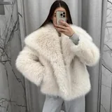 Демисезонная шуба Stradivarius 2