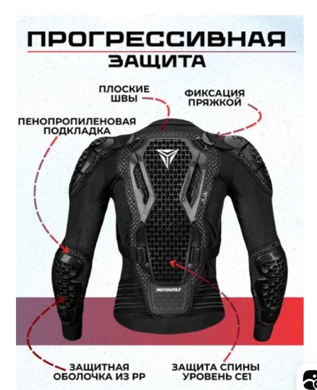 Защита мотоциклетная размер L новая 2