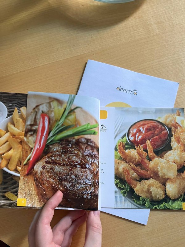 Аэрогриль Deerma electric oven (аэрофритюр) в комплекте с рецептами 3