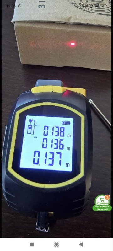 лазерная рулетка MIGPRC высокоточный дальномер 2