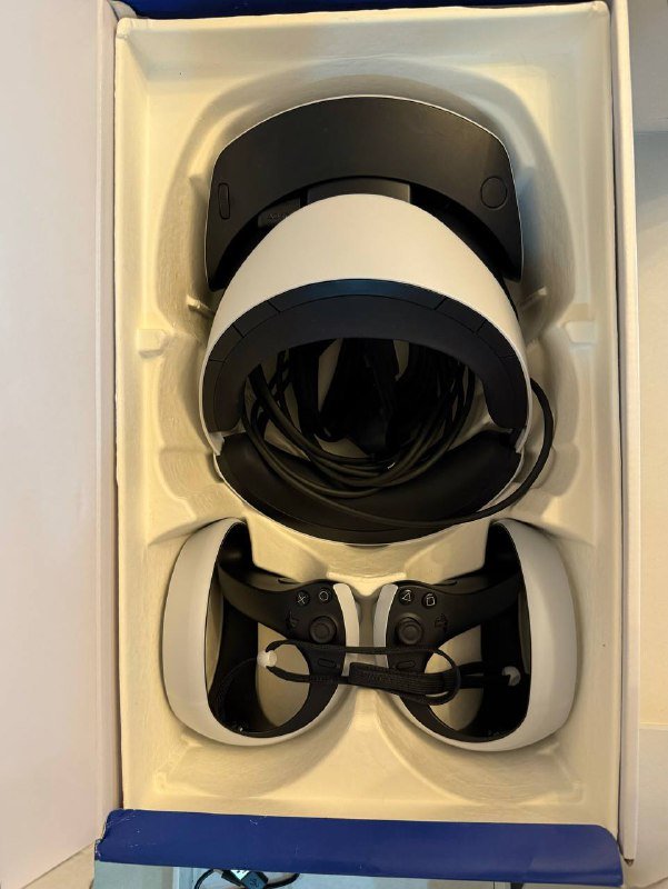 PS5 VR 2 шлем, 2 контроллера, наушники, USB Type-C кабель 2