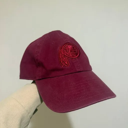 Burgundy cap
