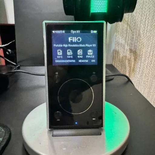 Audio-Technica ATH-M50x, FiiO X1 II, док-станция