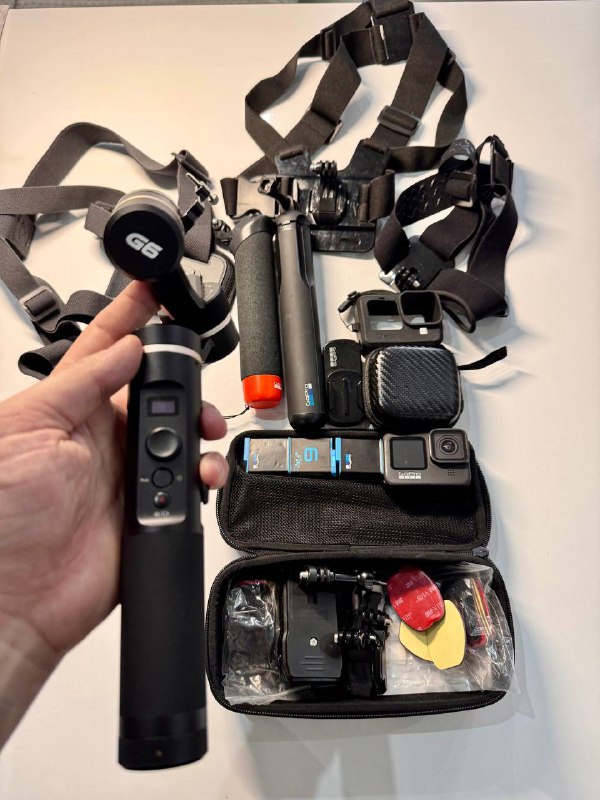 GoPro Hero 9 Black камера с аксессуарами стабилизатор 3