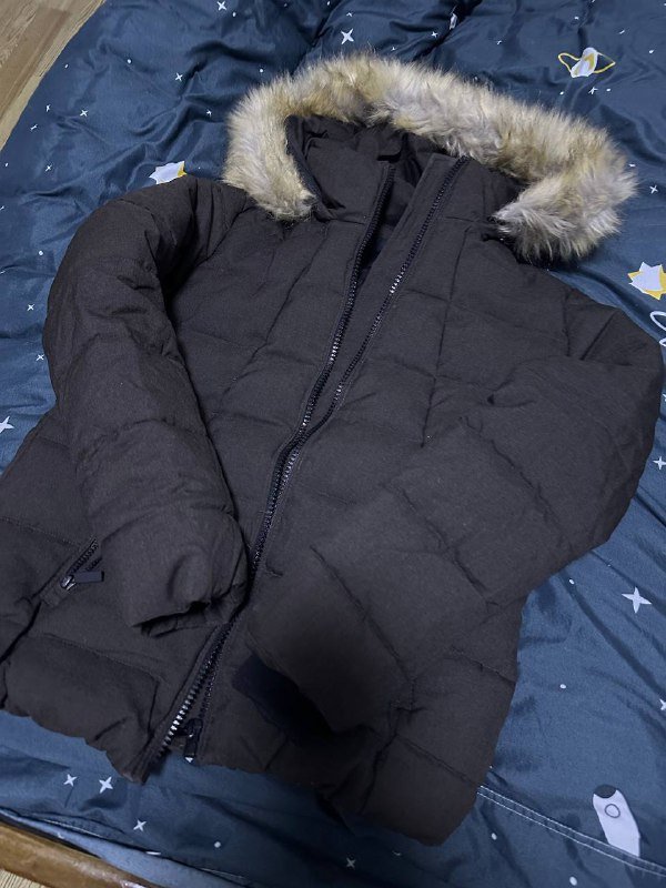 Куртка темно-коричневая теплая, Угги 36 размер