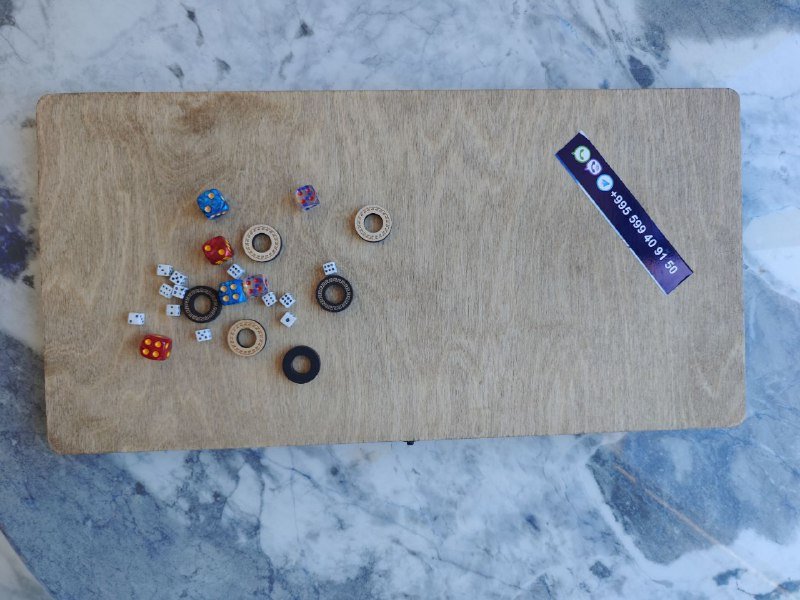 Нарды, кубики, Backgammon 50x50 3